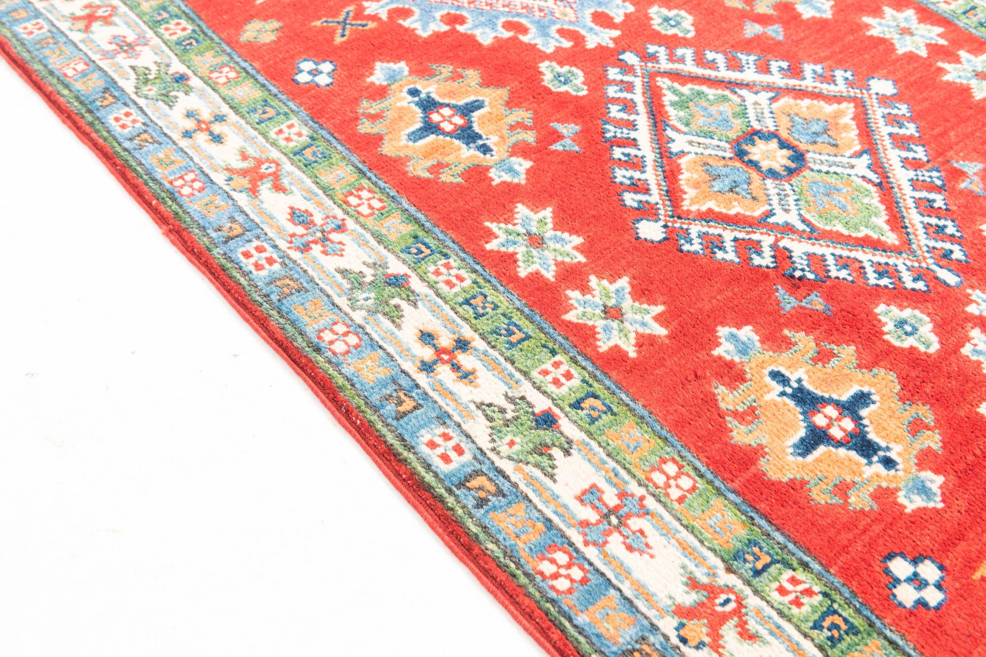 2' 8 x 4' 3 Hand Knotted Kazak Rug