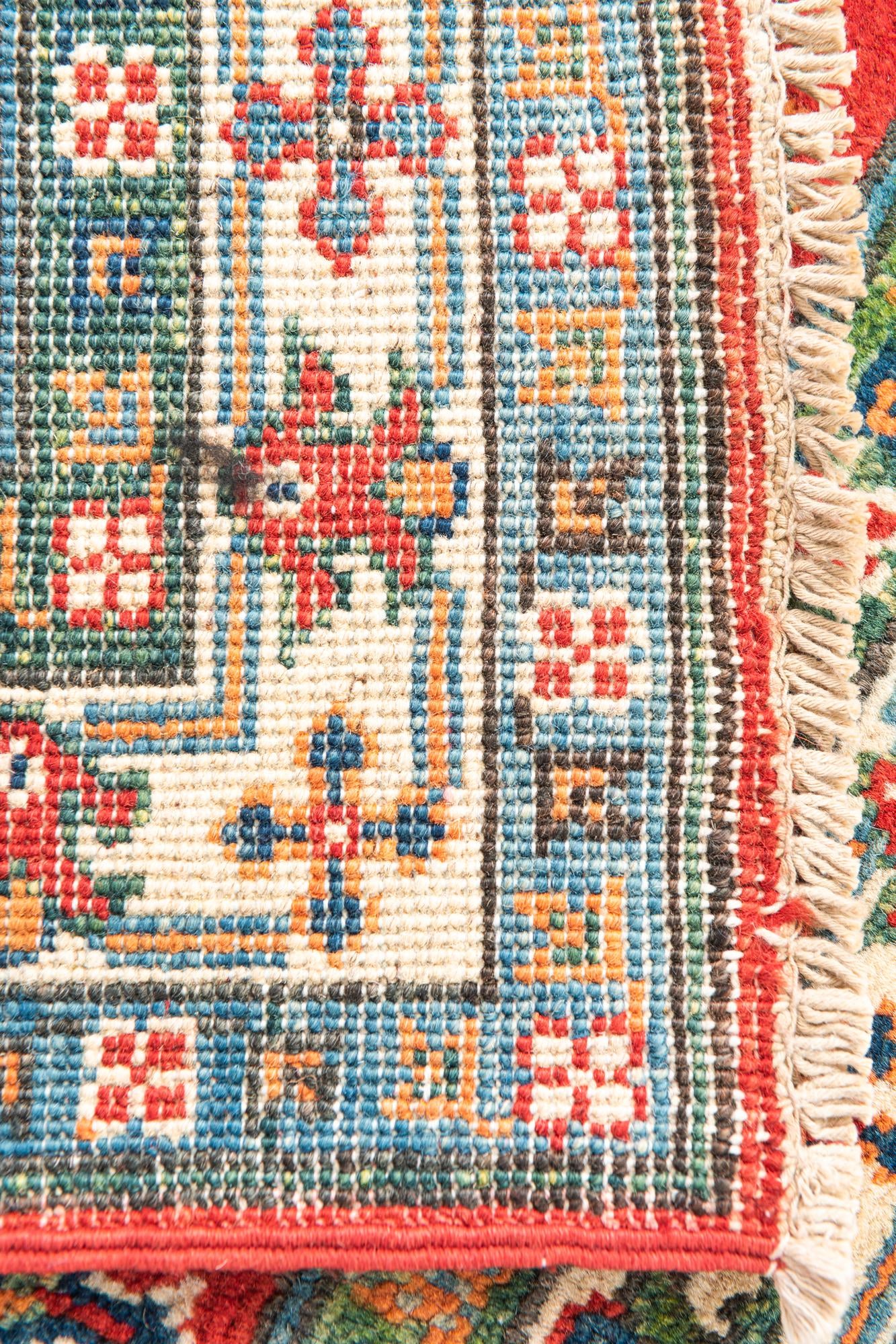2' 8 x 4' 3 Hand Knotted Kazak Rug