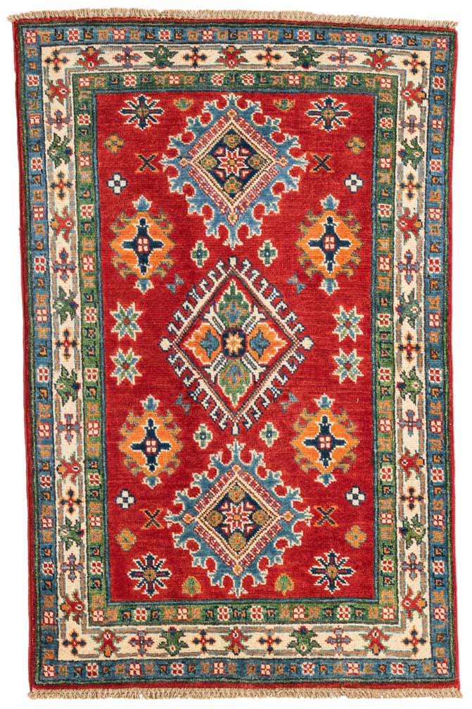 2' 8 x 4' 3 Hand Knotted Kazak Rug