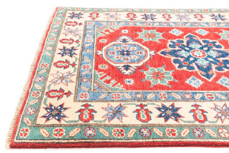 Detail image of 2' 9 x 4' 3 Hand Knotted Kazak Rug