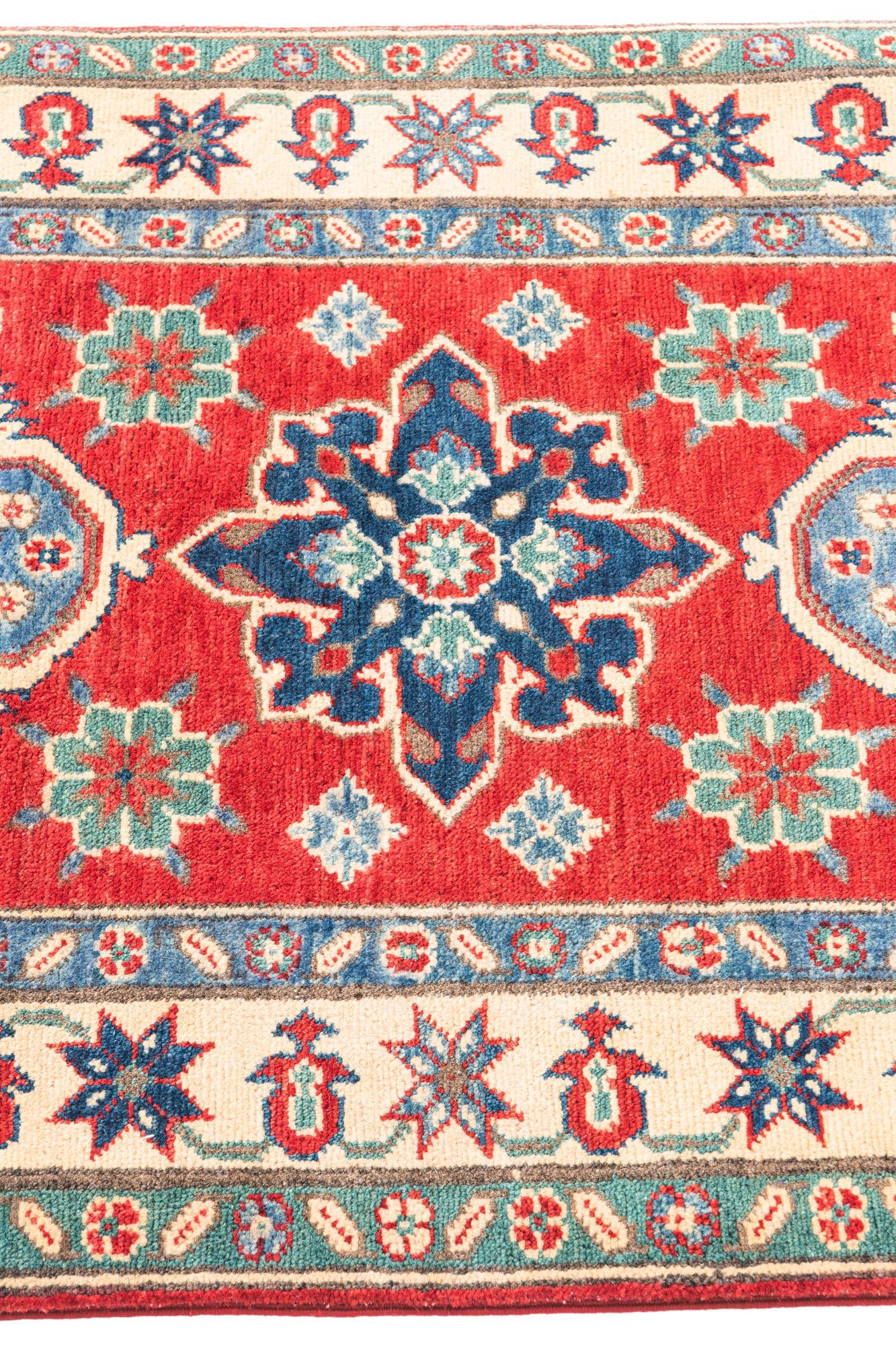 2' 9 x 4' 3 Hand Knotted Kazak Rug