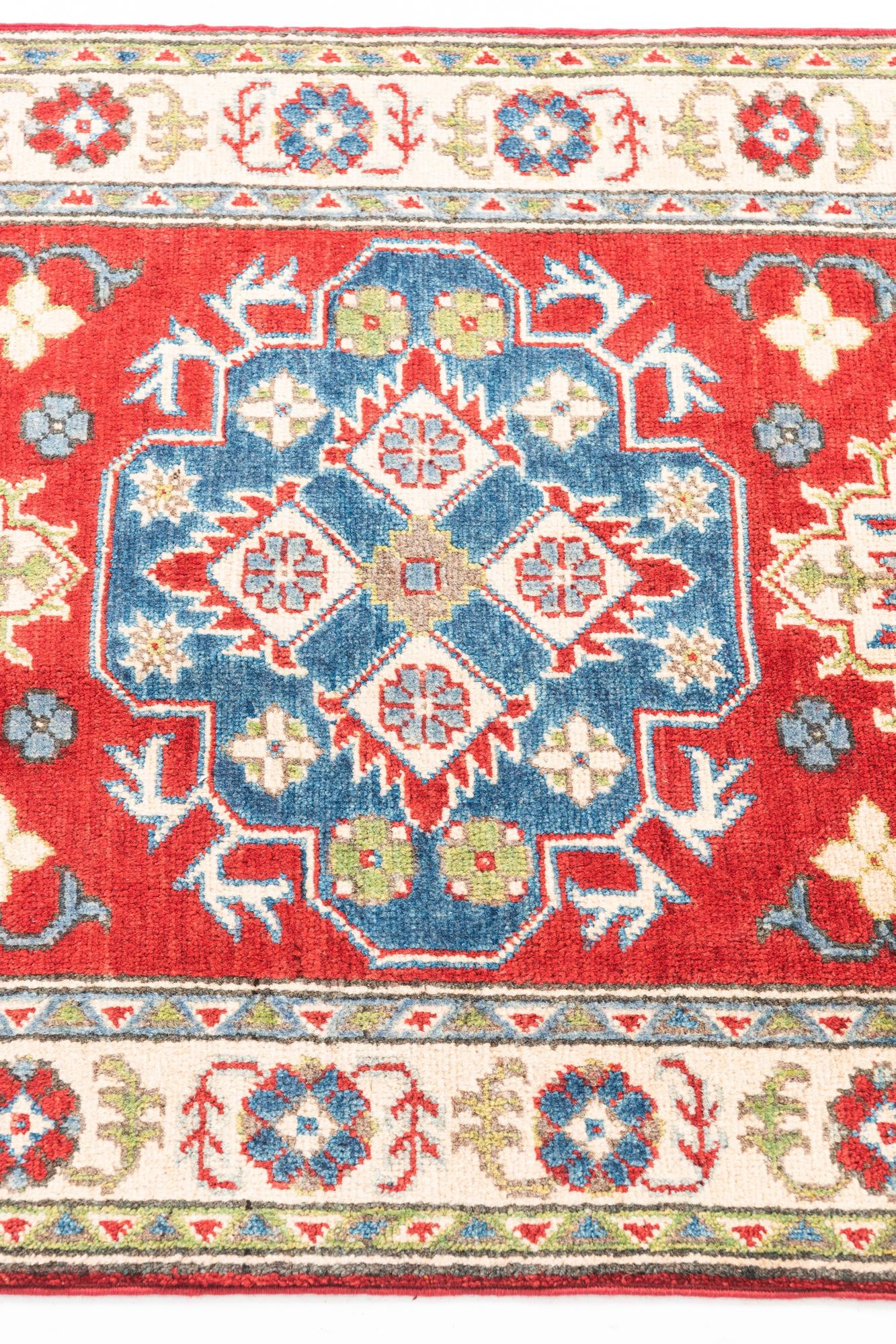 2' 8 x 4' Hand Knotted Kazak Rug