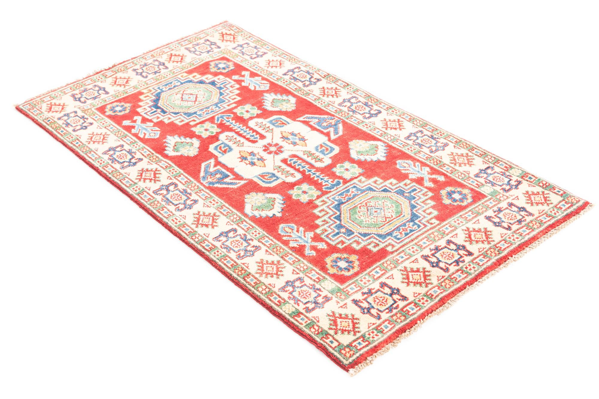 2' 8 x 4' 6 Hand Knotted Kazak Rug