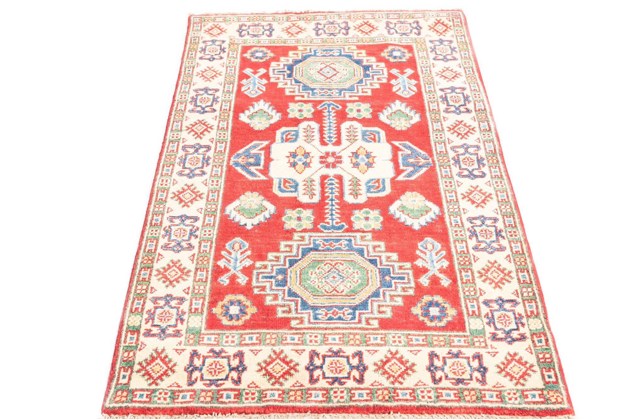 2' 8 x 4' 6 Hand Knotted Kazak Rug