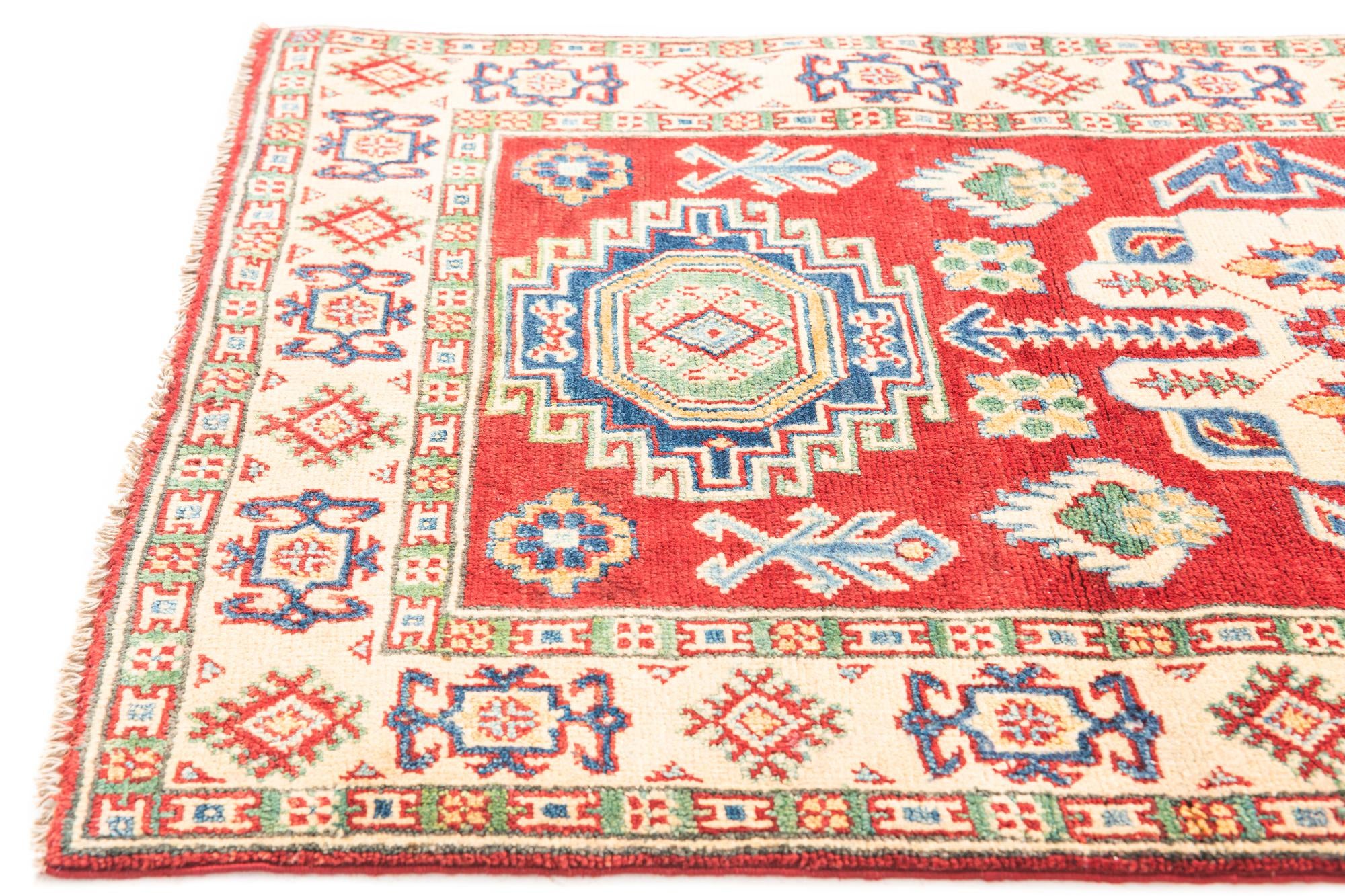 2' 8 x 4' 6 Hand Knotted Kazak Rug