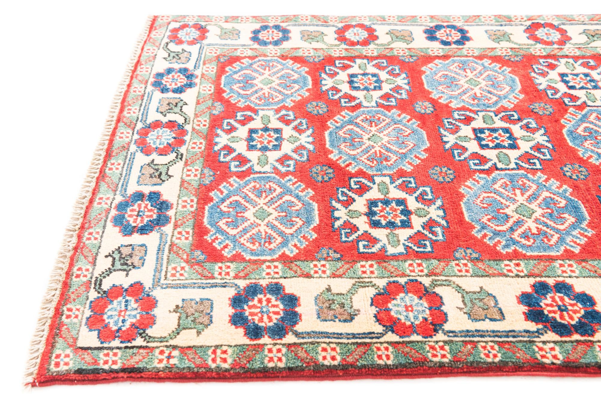 2' 9 x 4' Hand Knotted Kazak Rug