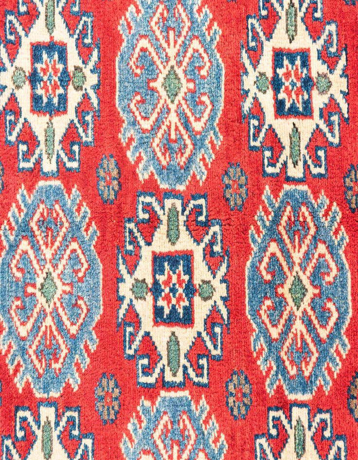 Detail image of 2' 9 x 4'  Hand Knotted Kazak Rug