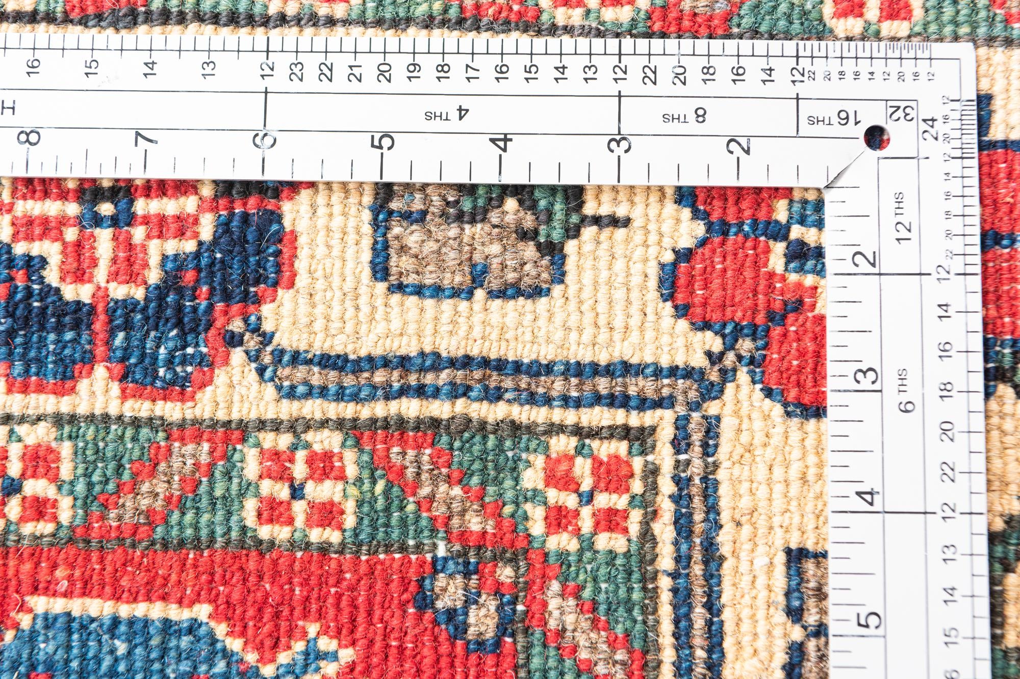 2' 9 x 4' Hand Knotted Kazak Rug