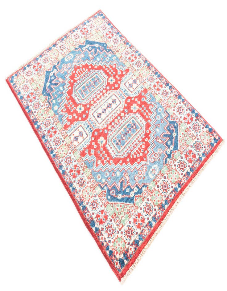 Detail image of 2' 10 x 4' 2  Hand Knotted Kazak Rug