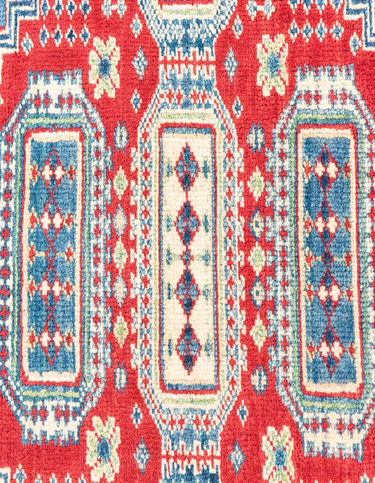Detail image of 2' 10 x 4' 2  Hand Knotted Kazak Rug