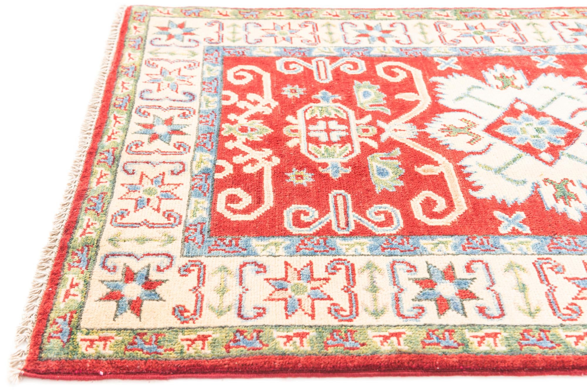 2' 8 x 4' 3 Hand Knotted Kazak Rug