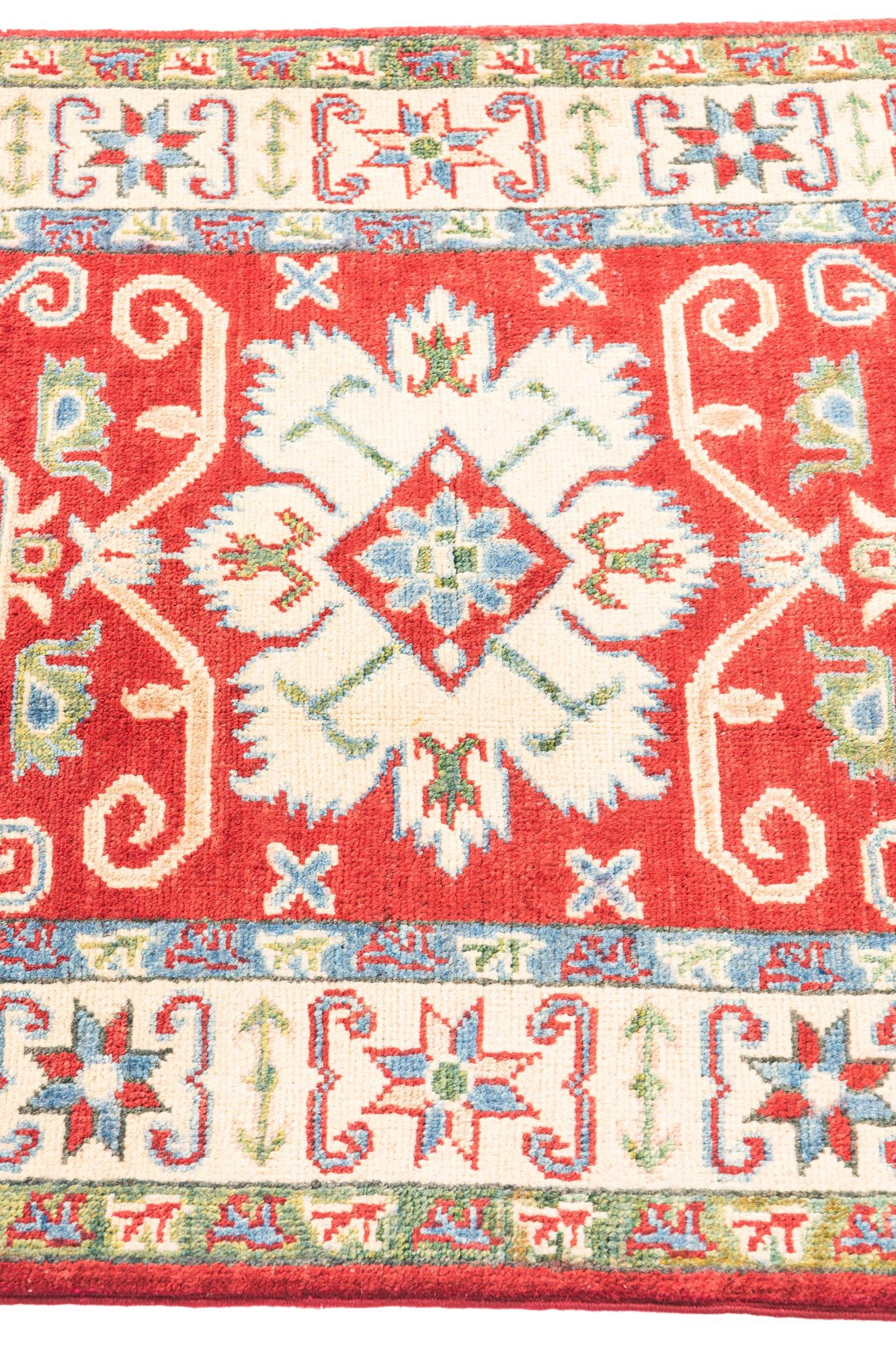 2' 8 x 4' 3 Hand Knotted Kazak Rug