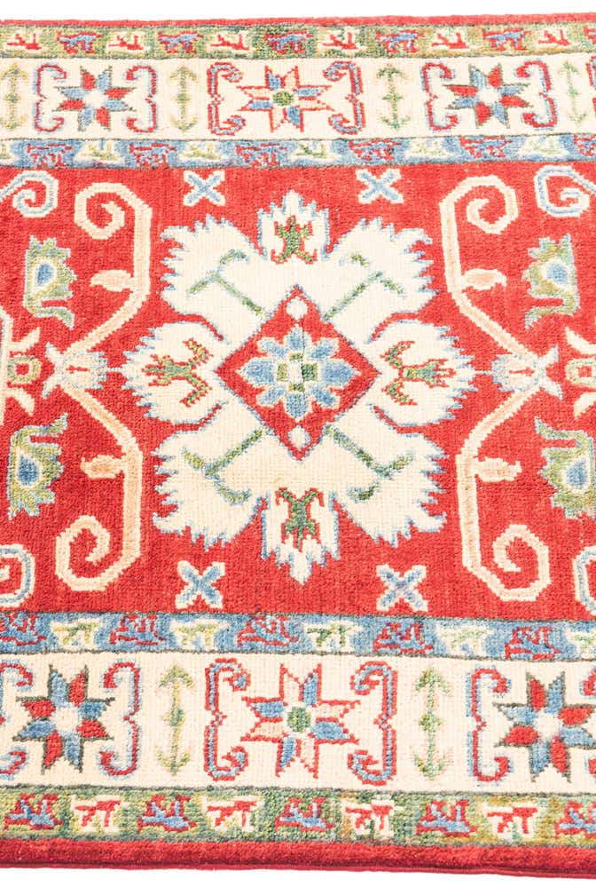 80cm x 130cm Handgeknüpft Kazak Teppich