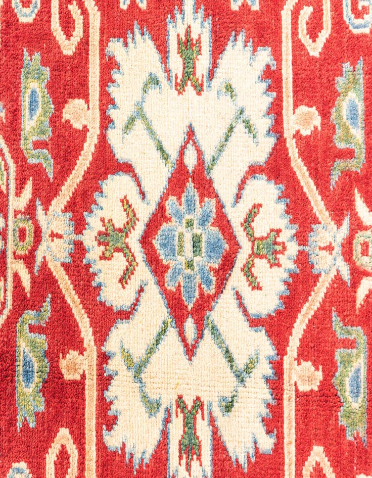 Detail image of 2' 8 x 4' 3  Hand Knotted Kazak Rug
