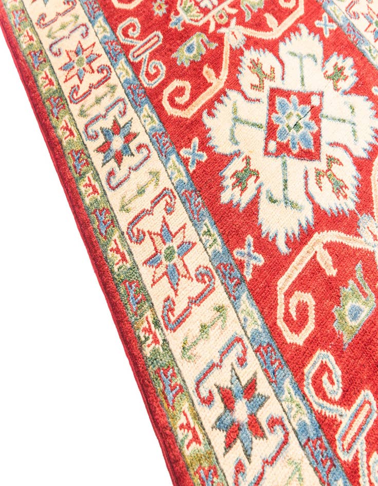 Detail image of 2' 8 x 4' 3  Hand Knotted Kazak Rug