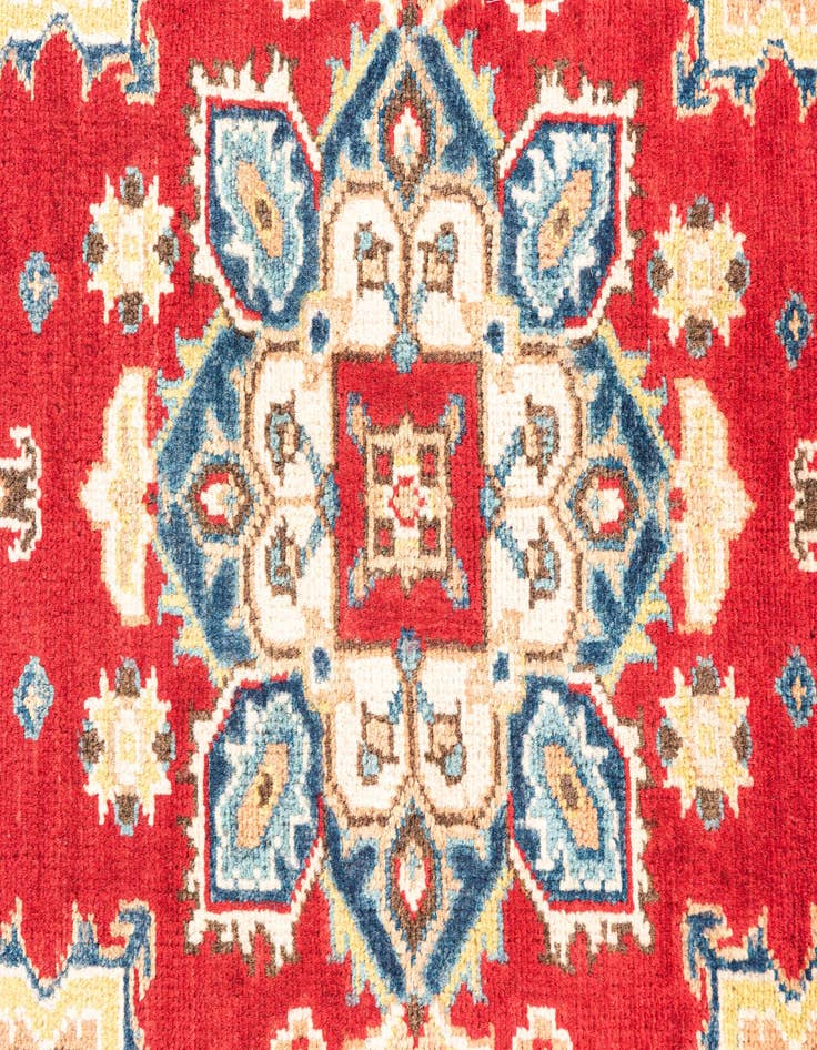 Detail image of 2' 8 x 4'  Hand Knotted Kazak Rug