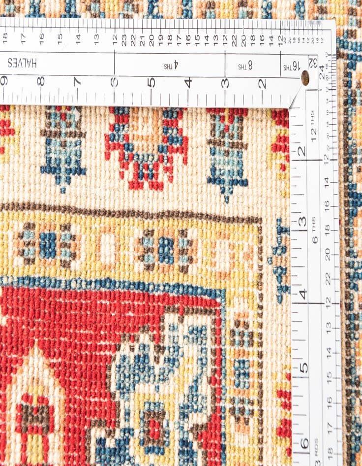 Detail image of 2' 8 x 4'  Hand Knotted Kazak Rug