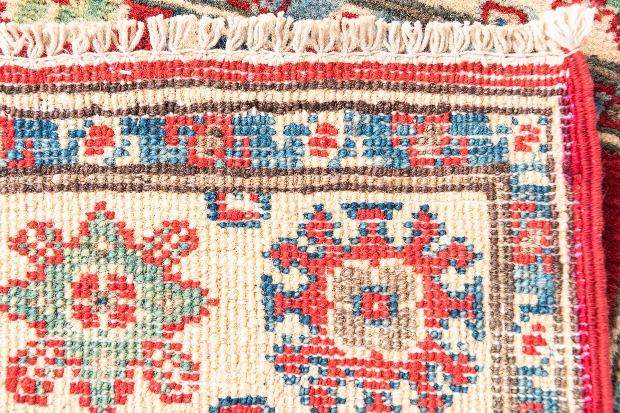 2' 9 x 4' 3 Hand Knotted Kazak Rug