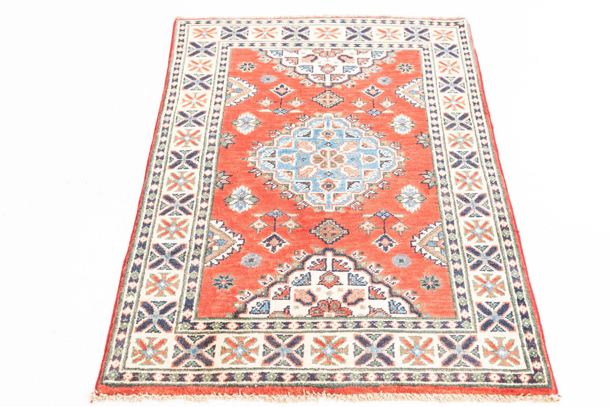 2' 8 x 4' 3 Hand Knotted Kazak Rug