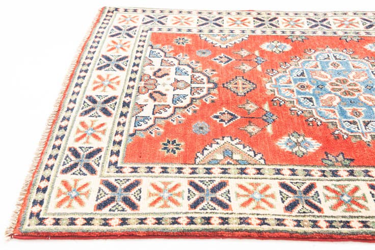 Detail image of 2' 8 x 4' 3 Hand Knotted Kazak Rug