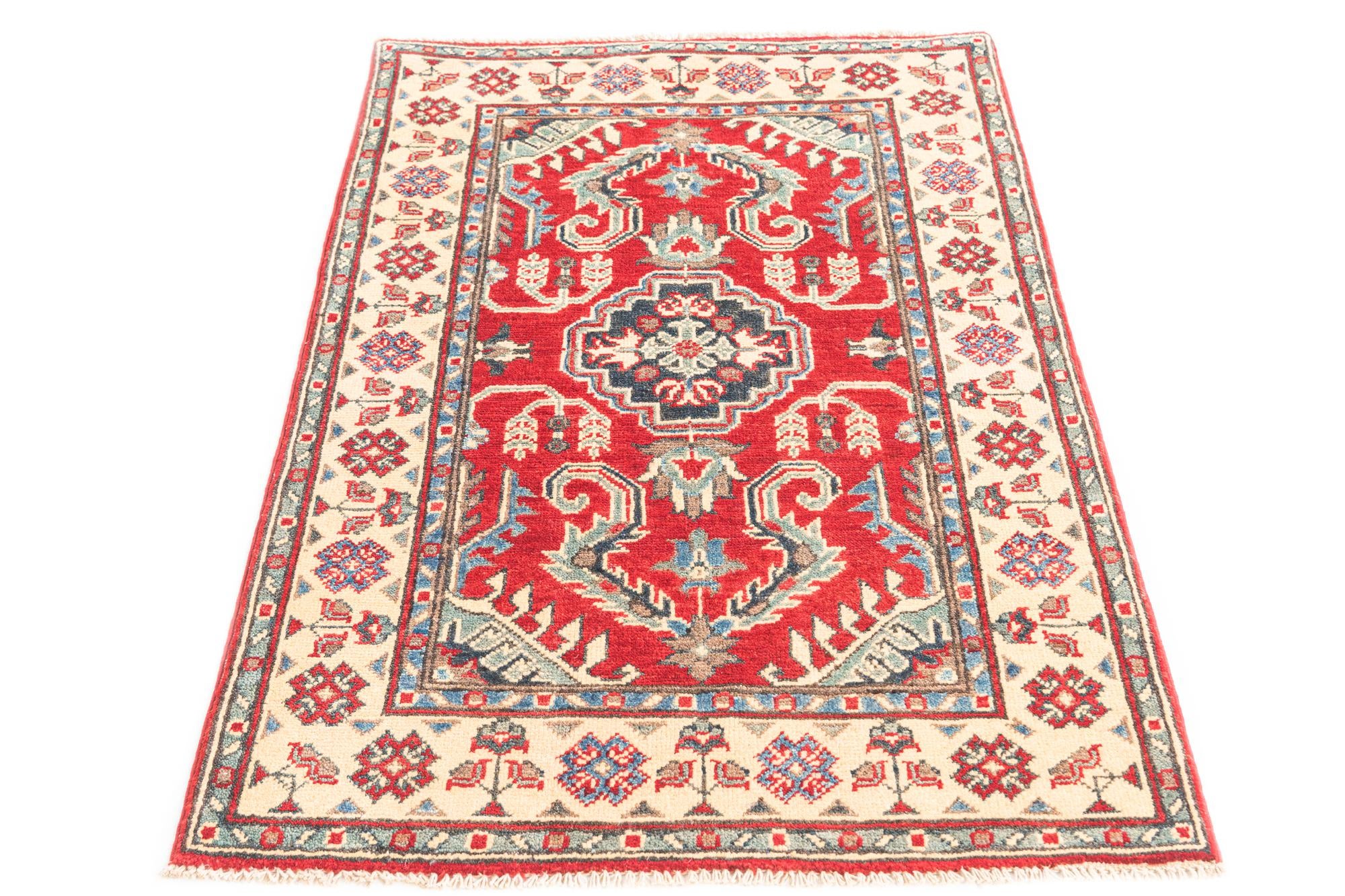 2' 9 x 4' 2 Hand Knotted Kazak Rug