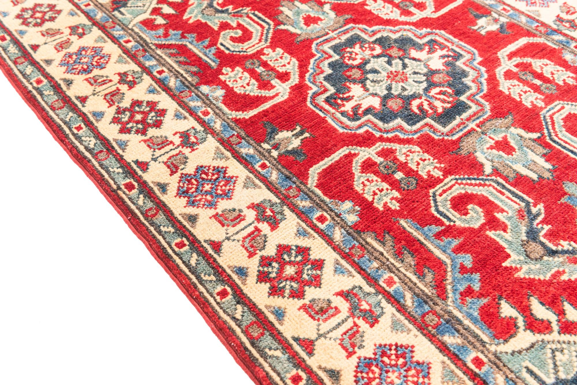 2' 9 x 4' 2 Hand Knotted Kazak Rug