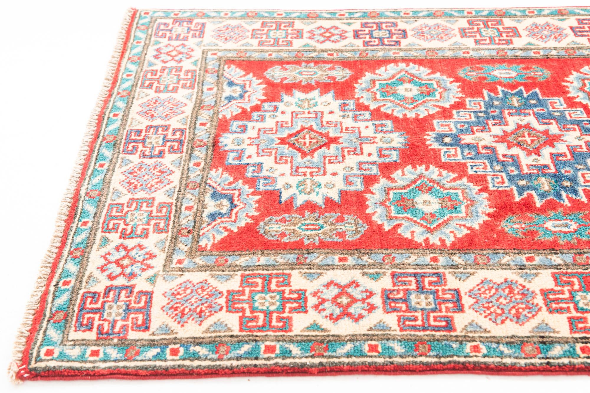 2' 7 x 4' 3 Hand Knotted Kazak Rug