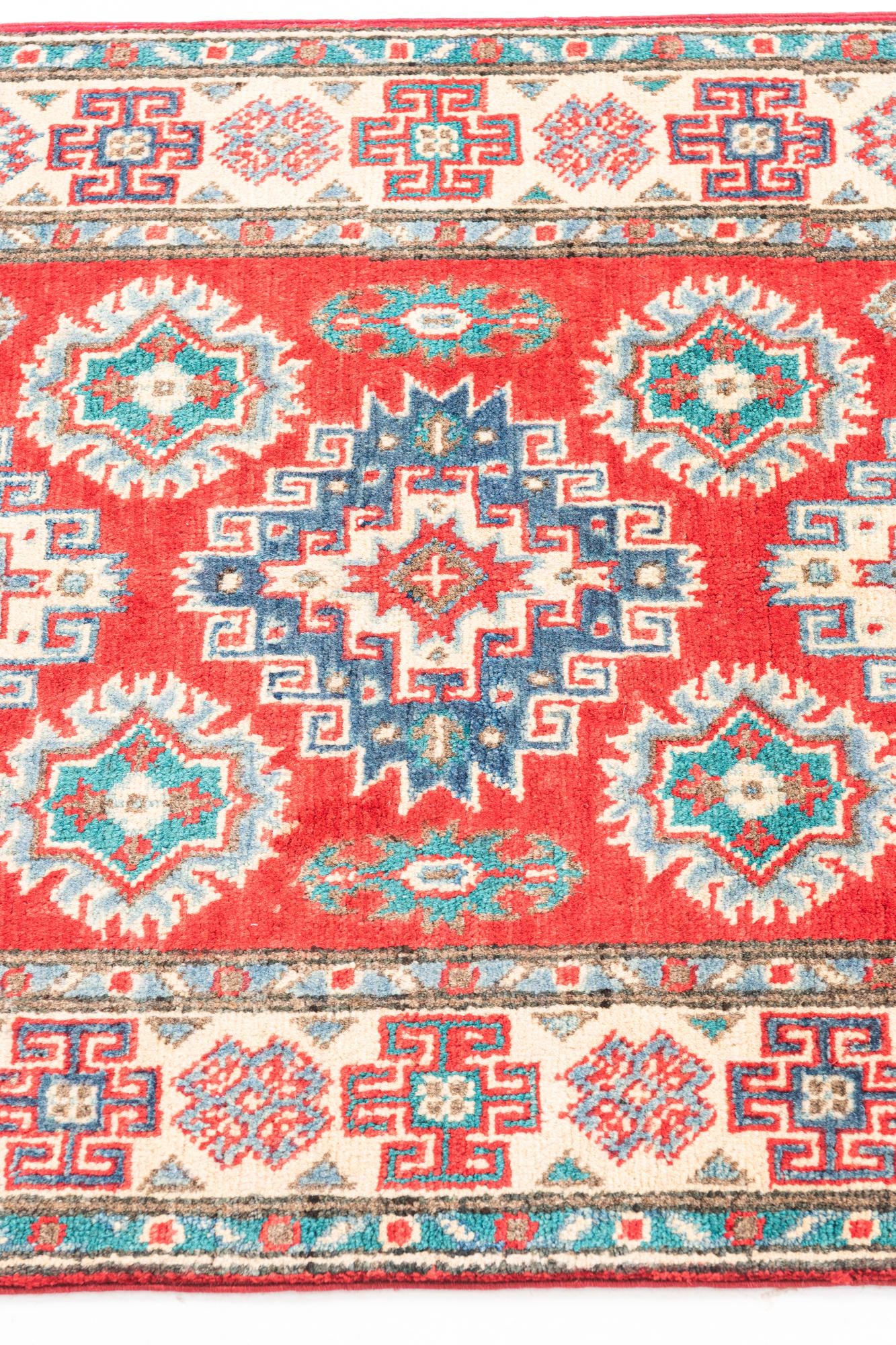 2' 7 x 4' 3 Hand Knotted Kazak Rug