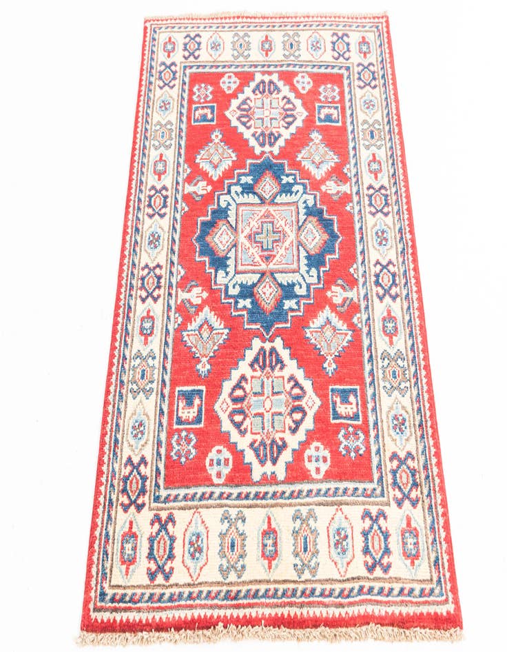 Detail image of 2' 8 x 4'  Hand Knotted Kazak Rug