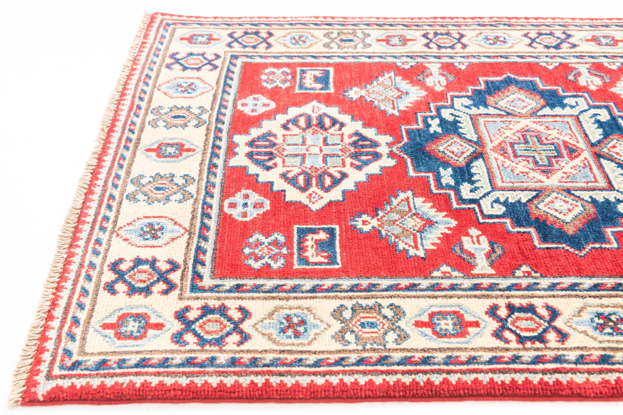 2' 8 x 4' Hand Knotted Kazak Rug