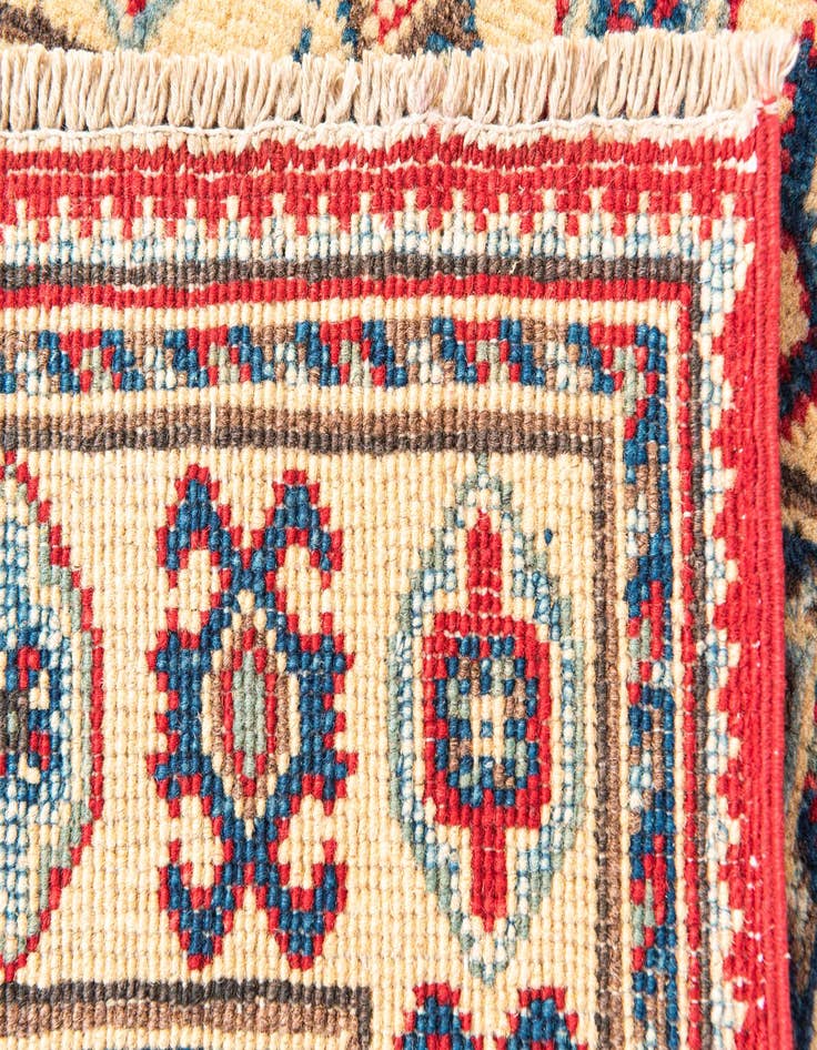 Detail image of 2' 8 x 4'  Hand Knotted Kazak Rug