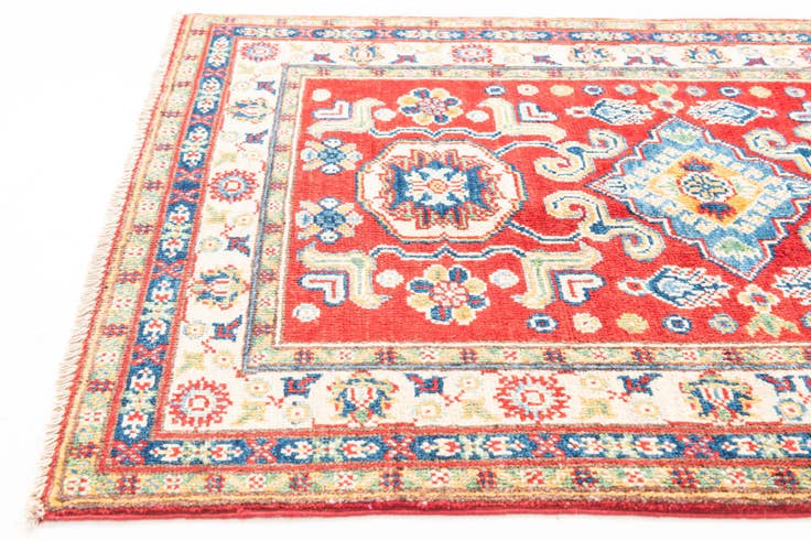 Detail image of 2' 8 x 4' 2 Hand Knotted Kazak Rug