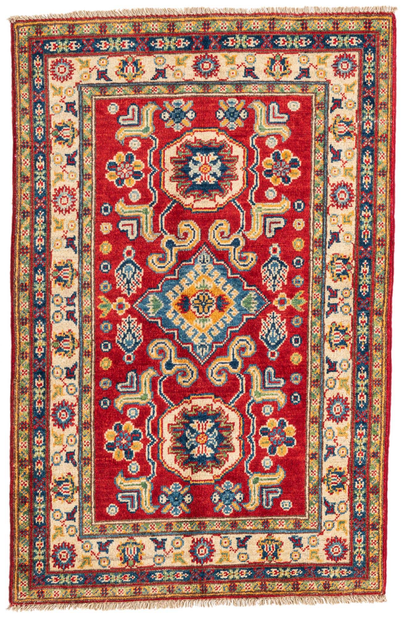 2' 8 x 4' 2 Hand Knotted Kazak Rug