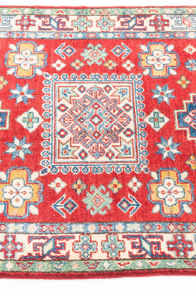 Detail image of 2' 10 x 4' 1 Hand Knotted Kazak Rug