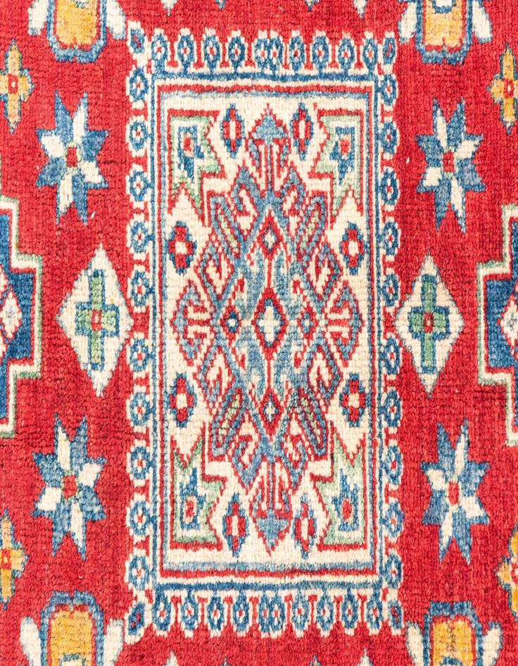 Detail image of 2' 10 x 4' 1 Hand Knotted Kazak Rug
