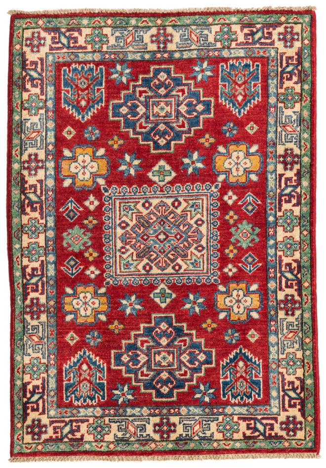 Detail image of 2' 10 x 4' 1 Hand Knotted Kazak Rug