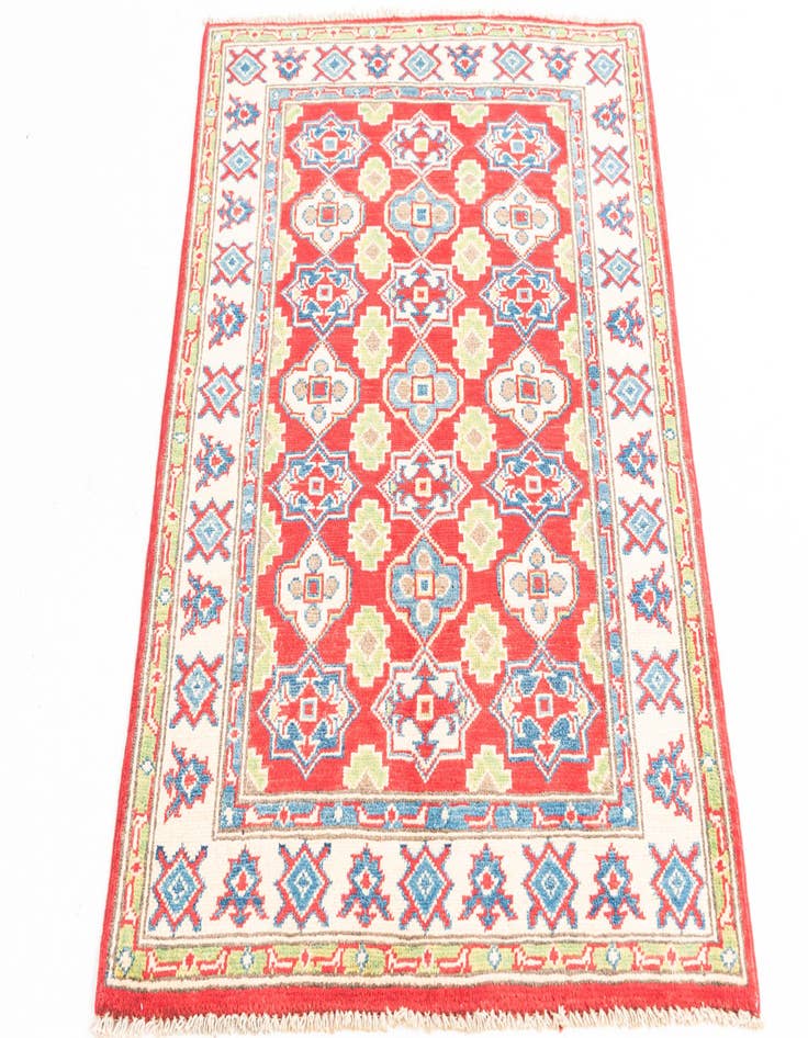 Detail image of 2' 10 x 4' Hand Knotted Kazak Rug