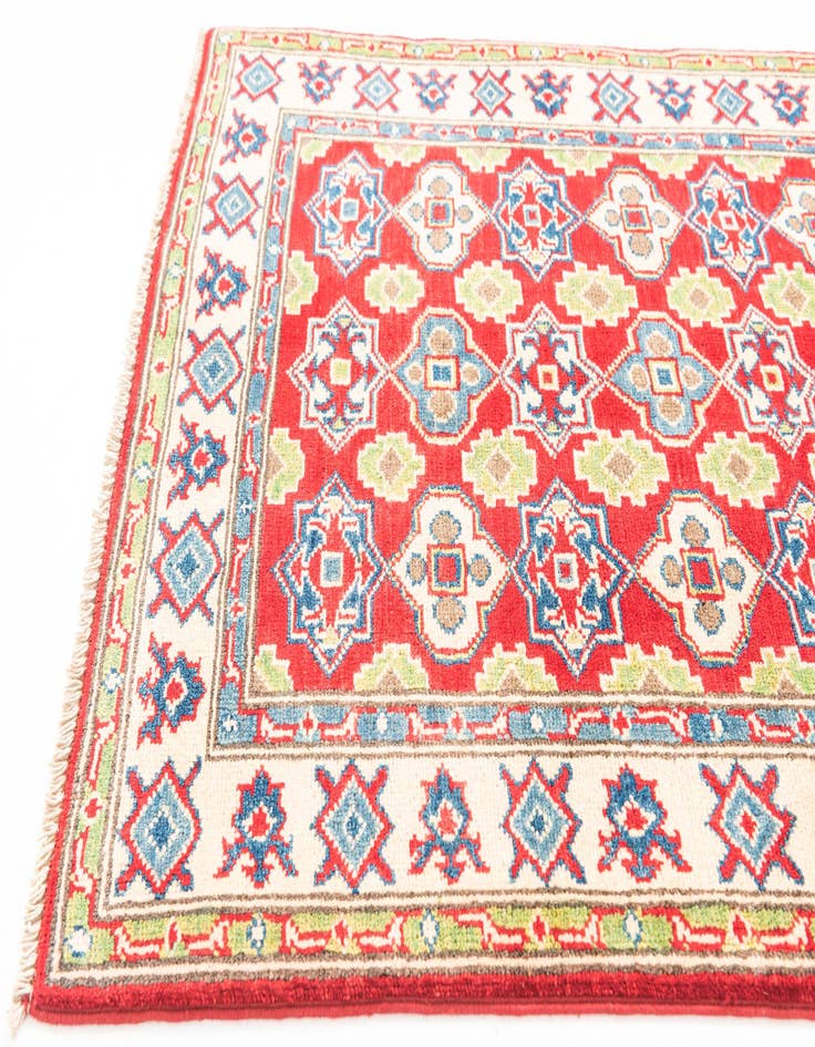 Detail image of 2' 10 x 4' Hand Knotted Kazak Rug