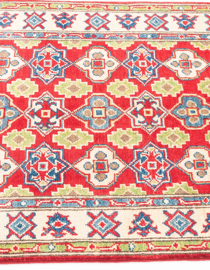 Detail image of 2' 10 x 4' Hand Knotted Kazak Rug