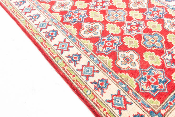 Detail image of 2' 10 x 4' Hand Knotted Kazak Rug