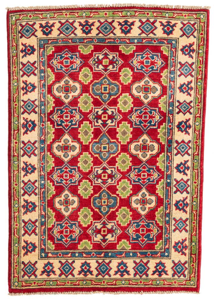 2' 10 x 4' Hand Knotted Kazak Rug