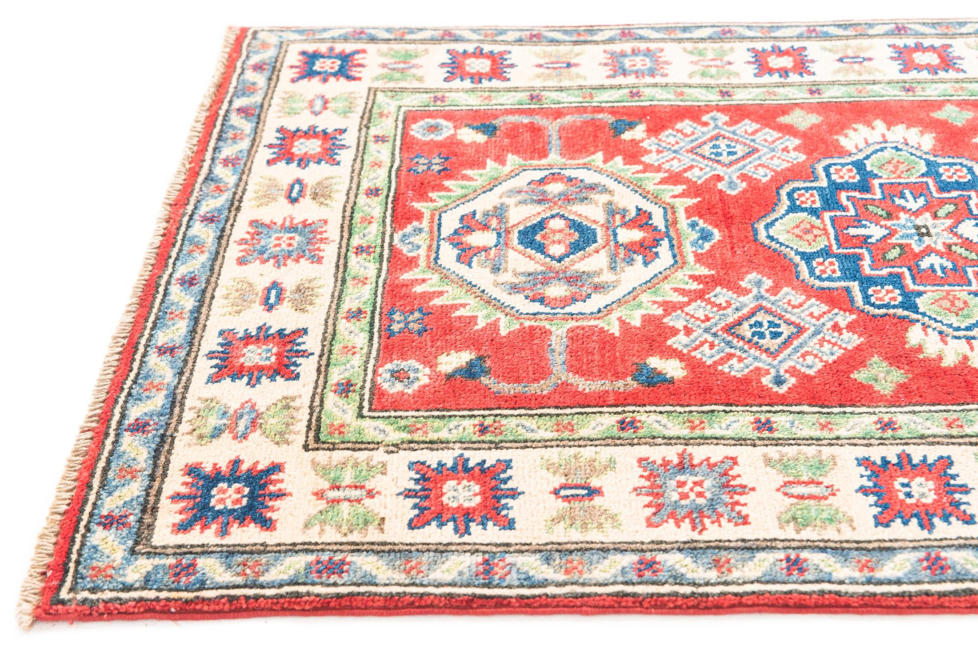 2' 7 x 4' 2 Hand Knotted Kazak Rug
