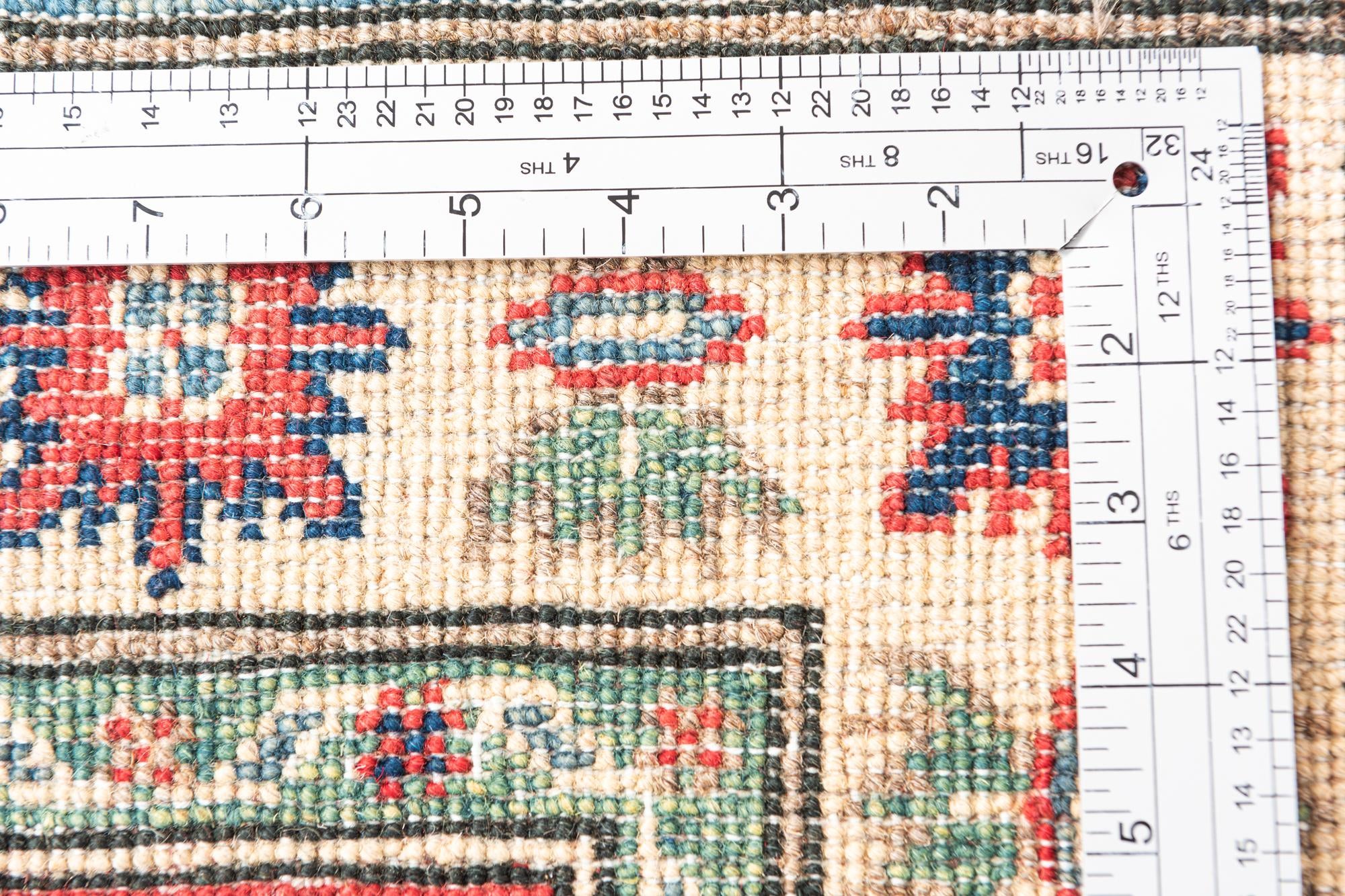 2' 7 x 4' 2 Hand Knotted Kazak Rug