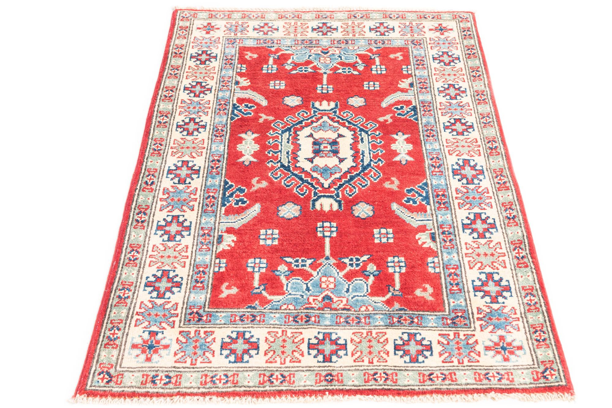 2' 9 x 4' 3 Hand Knotted Kazak Rug