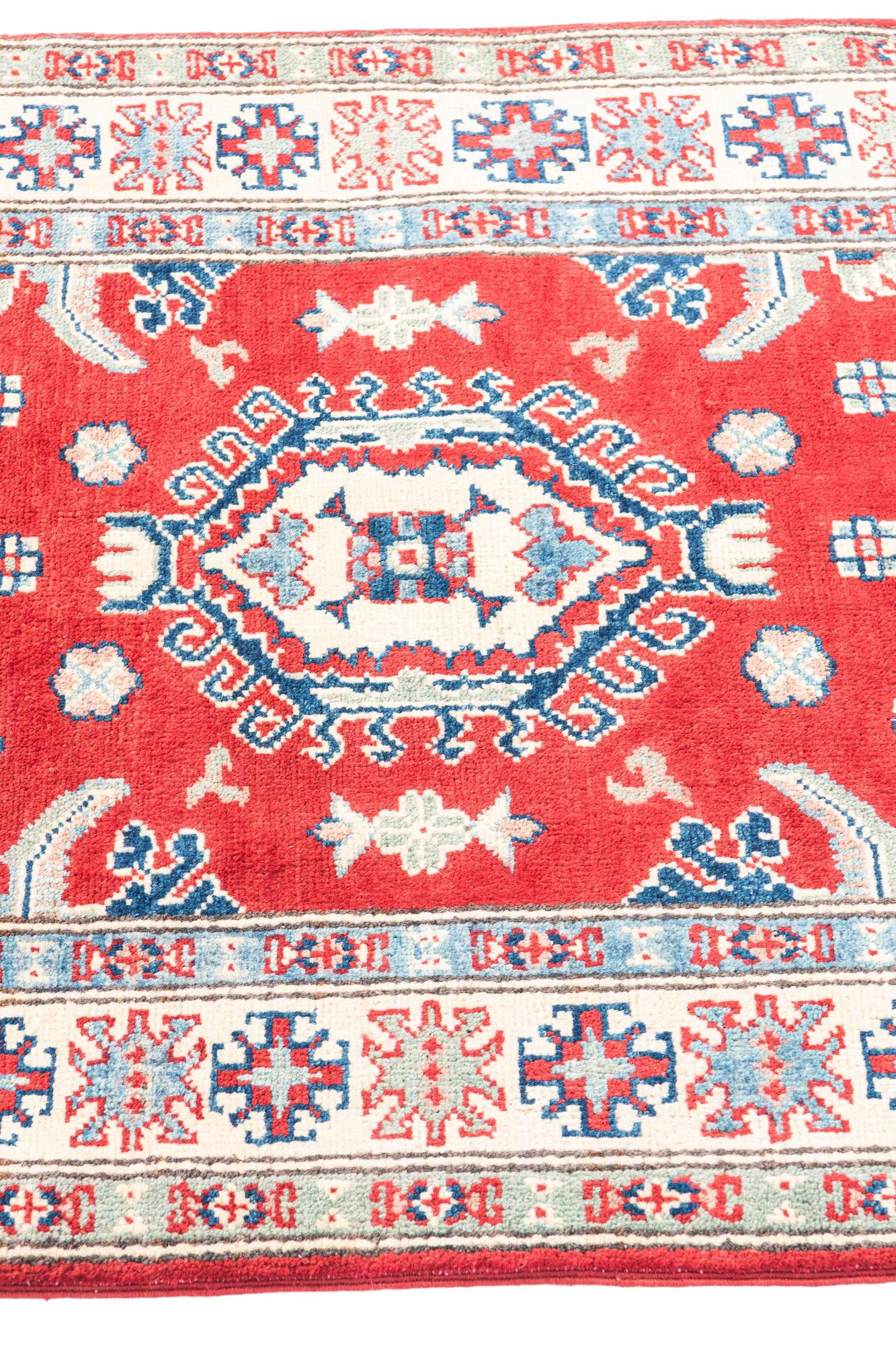 2' 9 x 4' 3 Hand Knotted Kazak Rug