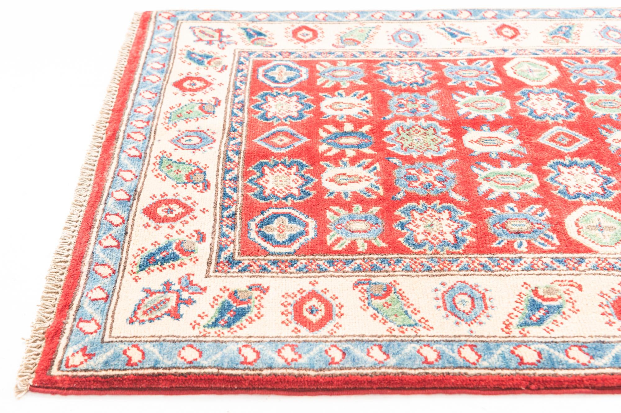2' 9 x 4' Hand Knotted Kazak Rug