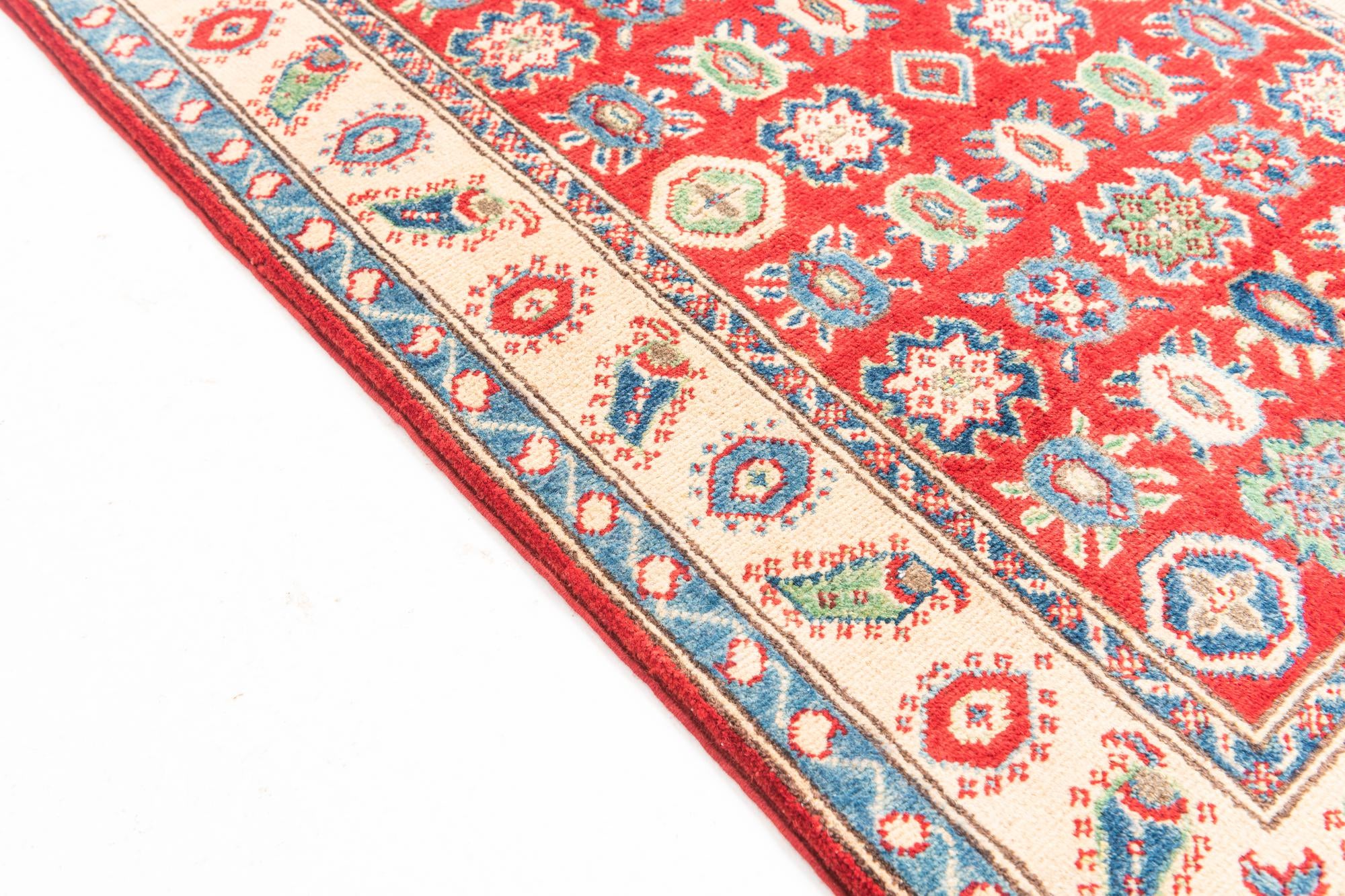 2' 9 x 4' Hand Knotted Kazak Rug
