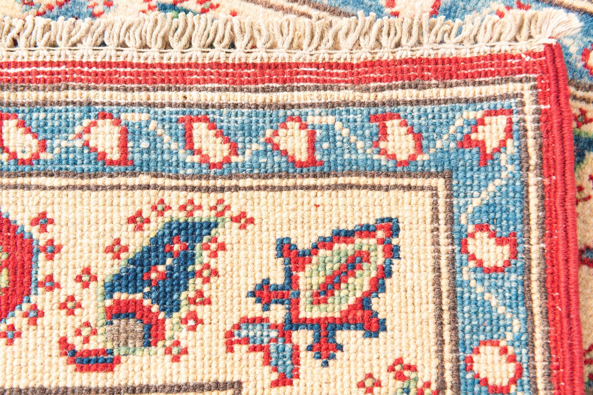 2' 9 x 4' Hand Knotted Kazak Rug