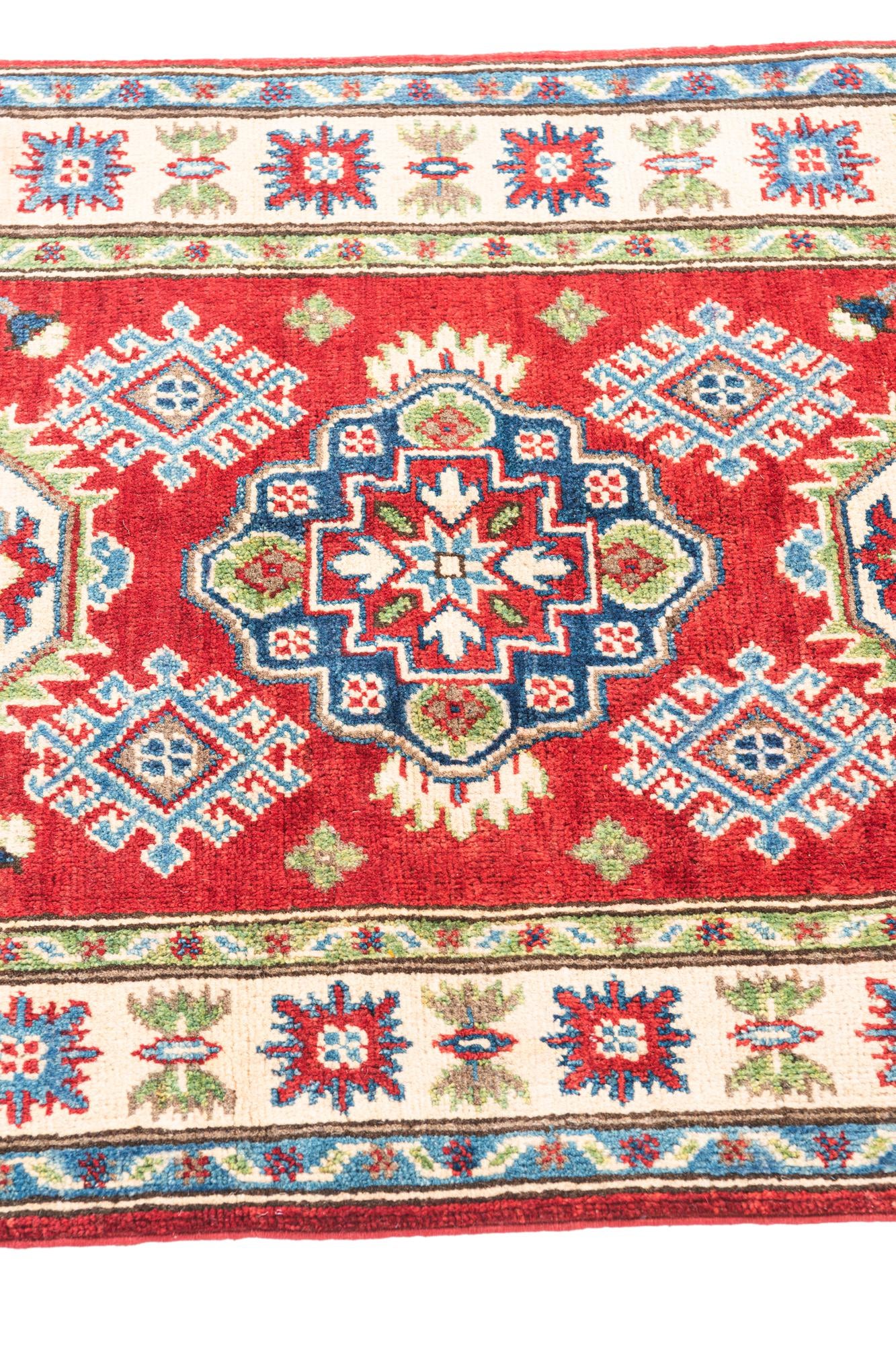 2' 7 x 4' 3 Hand Knotted Kazak Rug