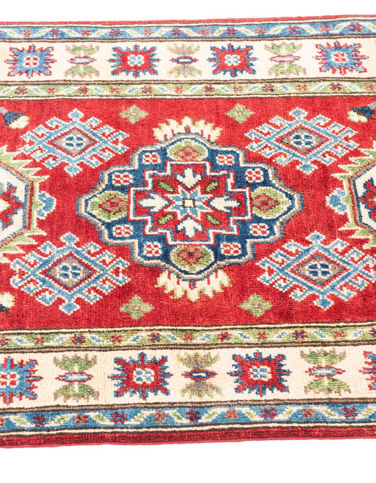 Detail image of 2' 7 x 4' 3  Hand Knotted Kazak Rug